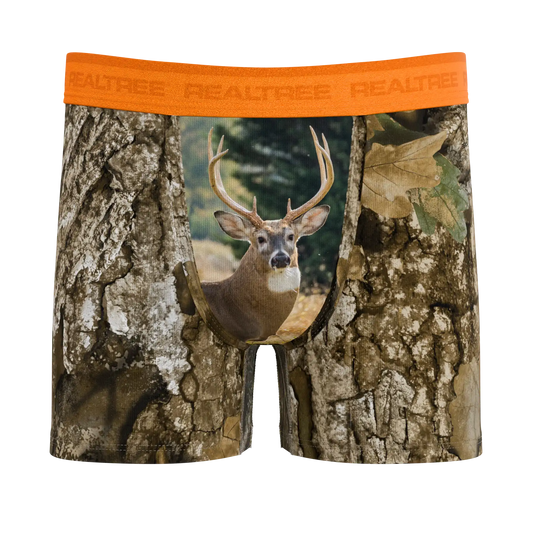 The Wild Game | Realtree x Shinesty Neon Orange Youth Boxer Briefs