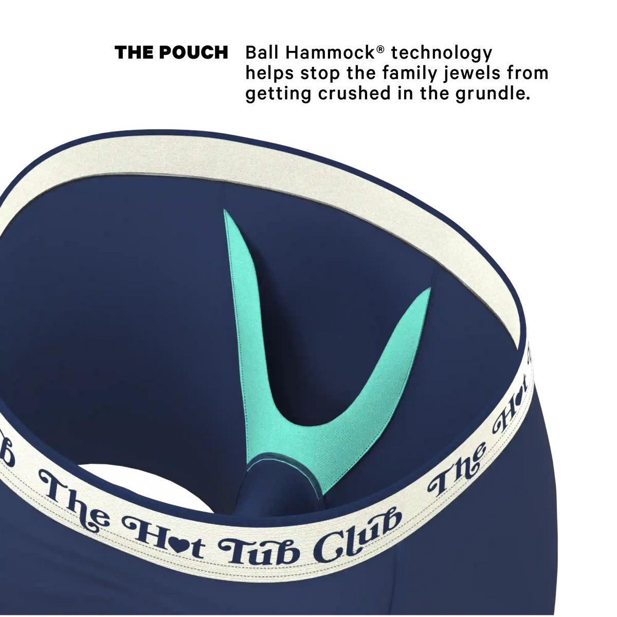 The Jet Set | Hot Tub Club Navy Ball Hammock® Pouch Underwear