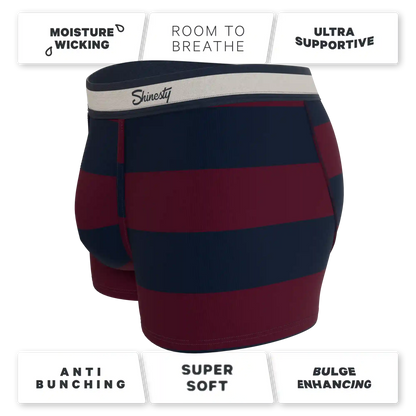 The Pitch | Rugby Stripe Ball Hammock® Pouch Trunks Underwear
