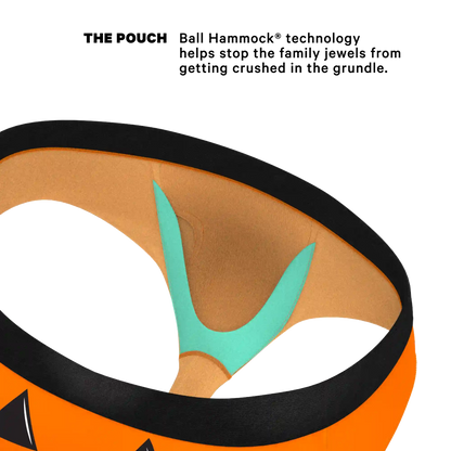 The Good Gourd | Jack O Lantern Ball Hammock® Pouch Underwear Briefs