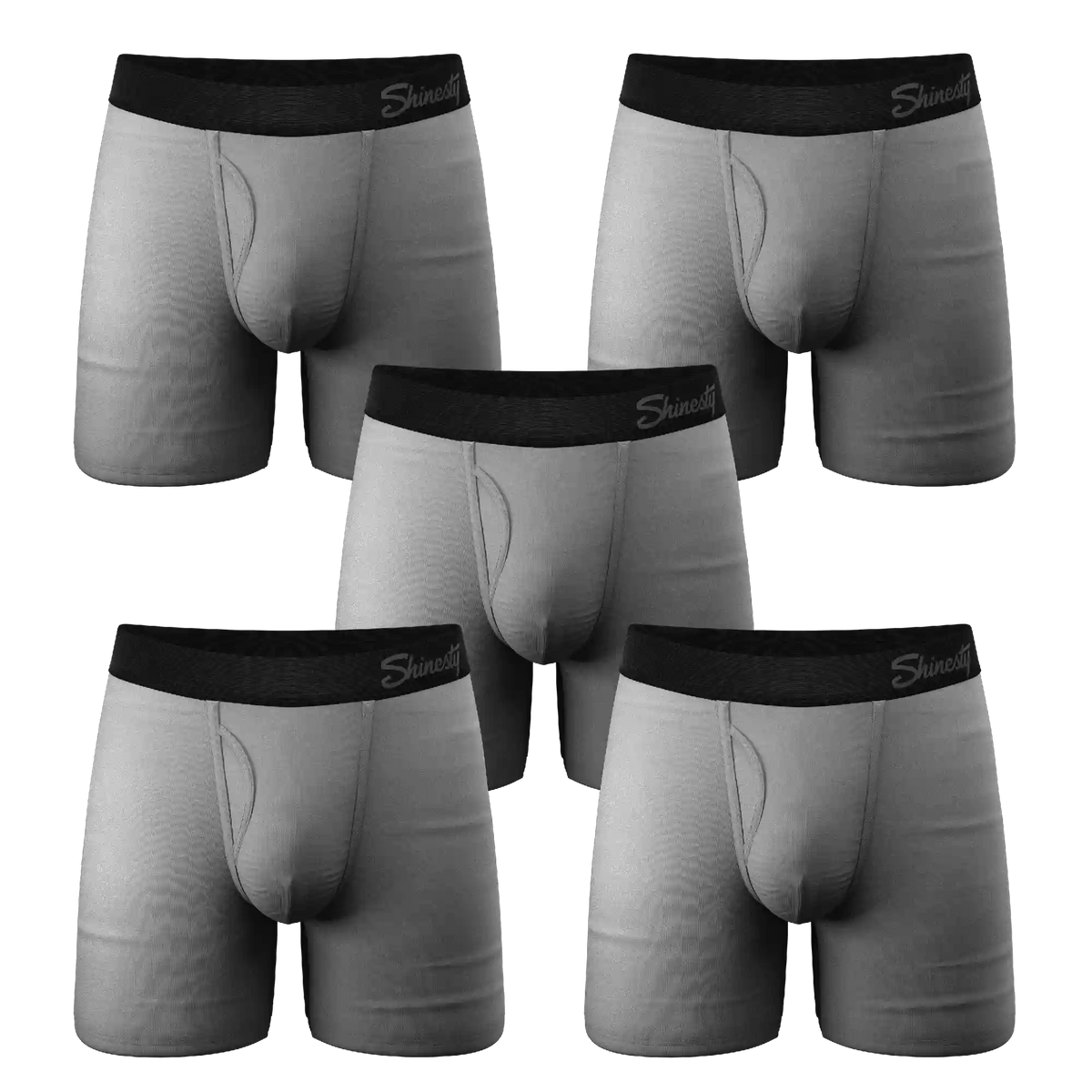 The Stormy Sky | Grey Ball Hammock® Pouch Underwear With Fly 5 Pack