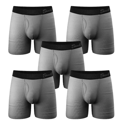 The Stormy Sky | Grey Ball Hammock® Pouch Underwear With Fly 5 Pack