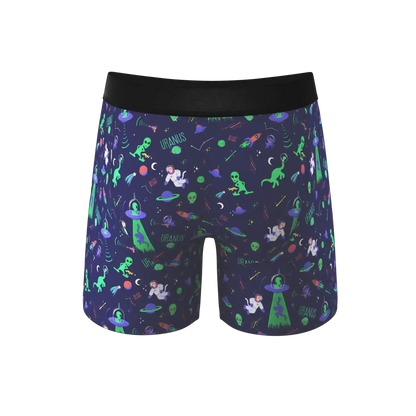 The Sensual Abduction | Alien Ball Hammock® Pouch Underwear With Fly