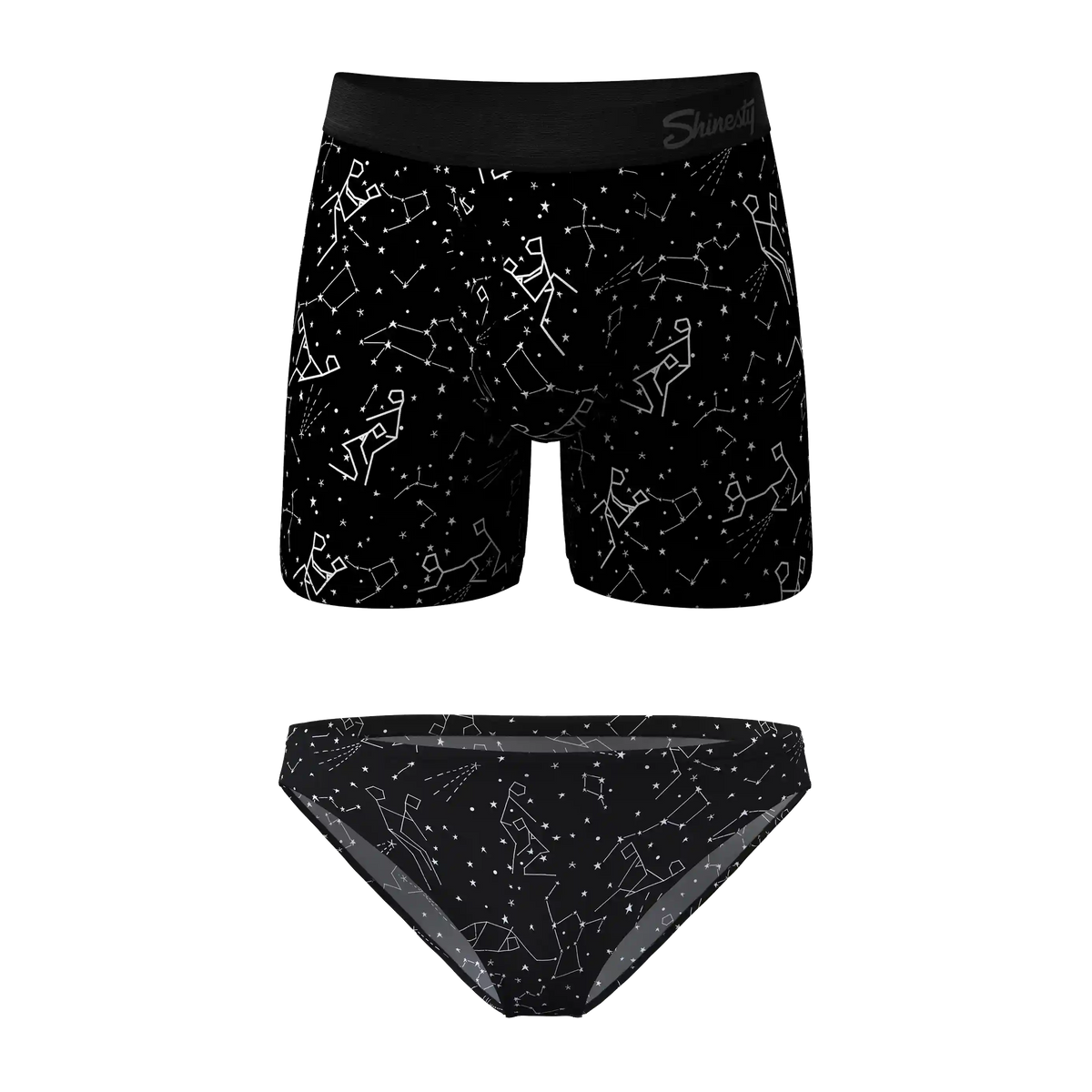 The Big Bang | Constellation Ball Hammock® Boxer With Fly and Bikini Matching Underwear Pack