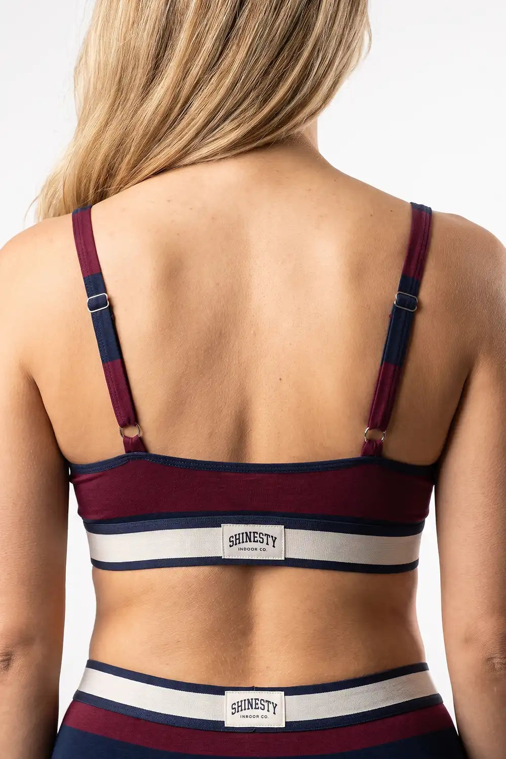 The Pitch | Rugby Stripe Boob Hammock™ Plunge Bralette