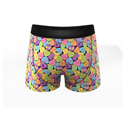 The Candy Crush | Candy Hearts Ball Hammock® Pouch Trunks Underwear