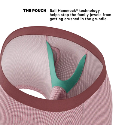The Bell Pep | Red Chambray Ball Hammock® Pouch Underwear With Fly