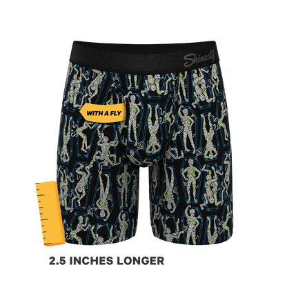 The Inter-Corpse | Halloween Mummies Ball Hammock® Boxer - Long Leg