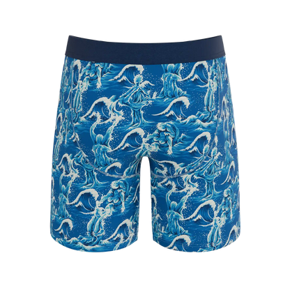 The Slippery When Wet | Naughty Wave Ball Hammock® Boxer - Long Leg