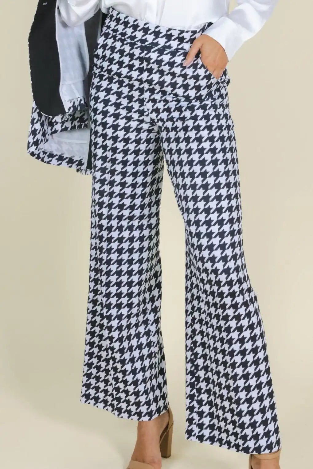 The Sophistication | Houndstooth Women's Suit Pants