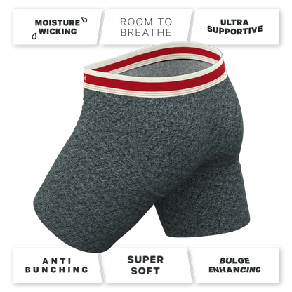 The Koala Camo | Heather Grey Ball Hammock® Boxer - Long Leg