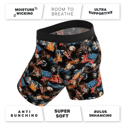 The Declaration | Americana Eagles Ball Hammock® Boxer - Long Leg