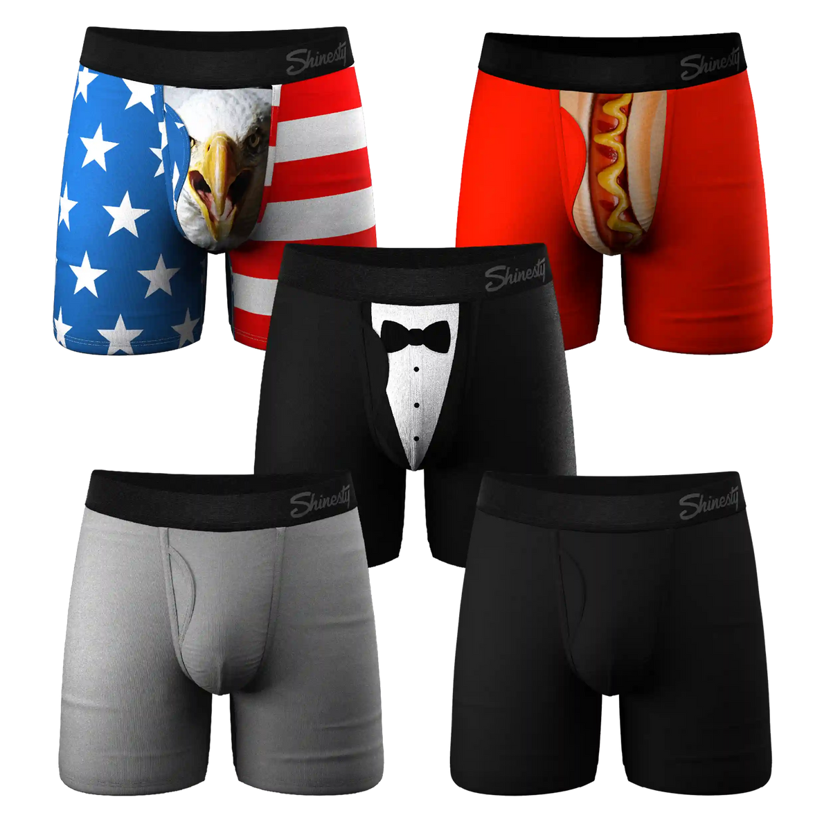 The Bread Winners | Ball Hammock® Pouch Boxer Briefs with Fly 5 Pack