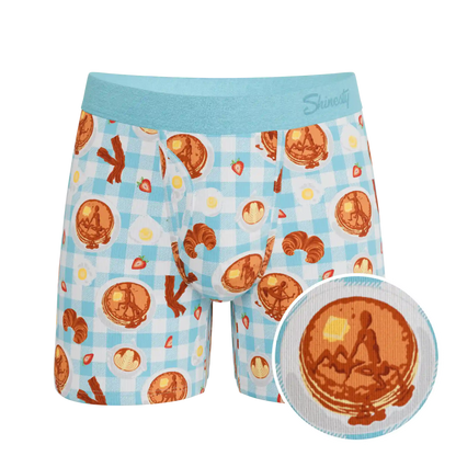 The Good Moaning | Naughty Breakfast Ball Hammock® Pouch Underwear With Fly