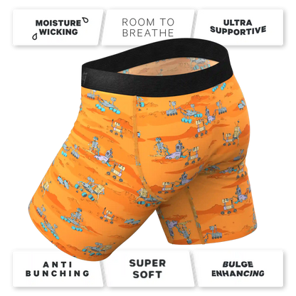 The Bend Rover | Space Robots Ball Hammock® Boxer - Long Leg