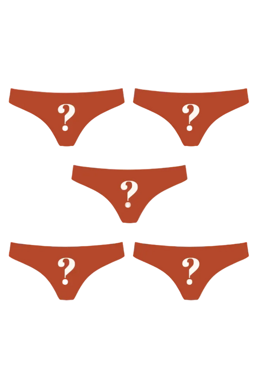 The Mystery Bundle | Women's Thong Underwear 5 Pack