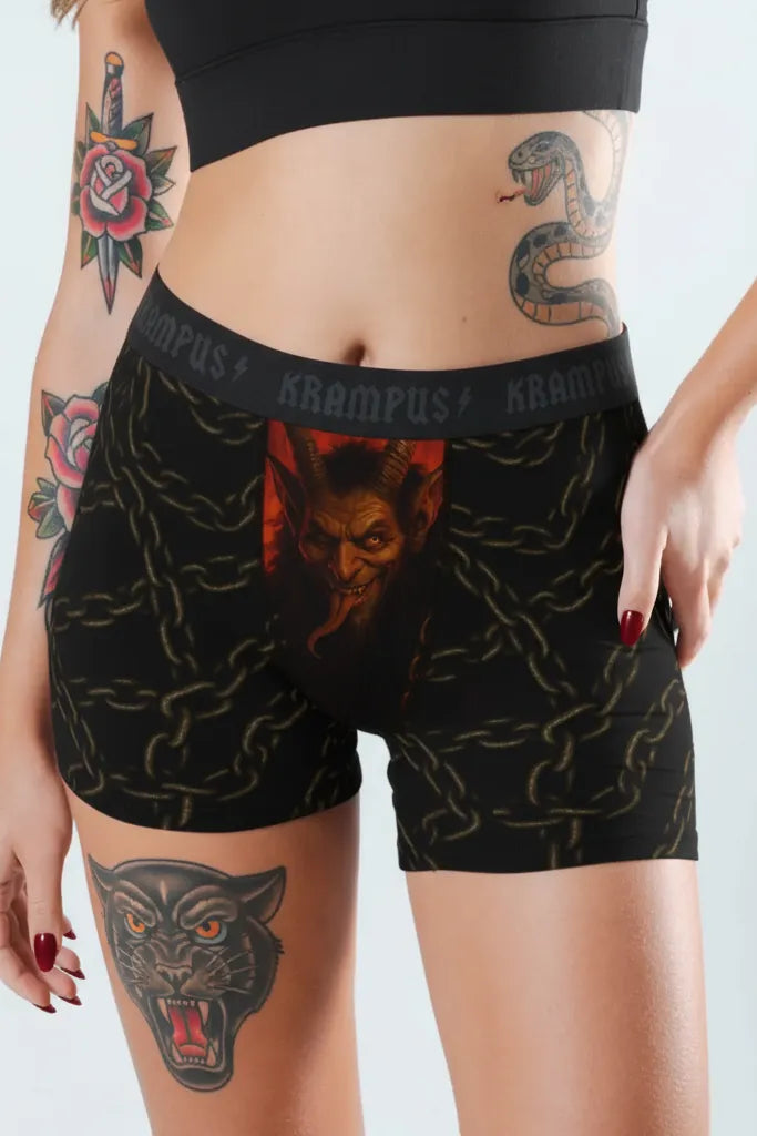 The Krampus Holiday Fear | Women’s Boxers