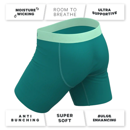 The Maldives | Teal Ball Hammock® Boxer - Long Leg