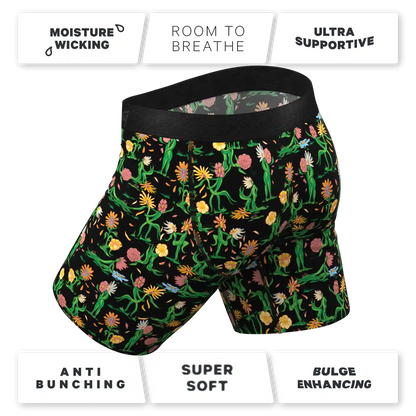 The Garden Of Breedin | Flower Print Ball Hammock® Boxer - Long Leg