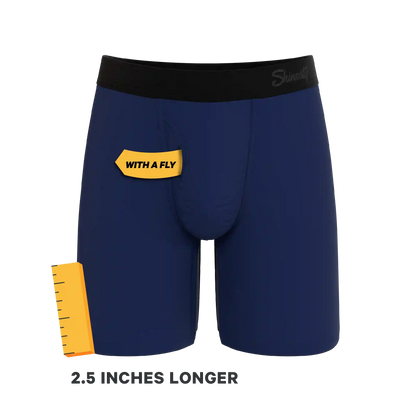 The Big Blue | Navy Ball Hammock® Boxer - Long Leg