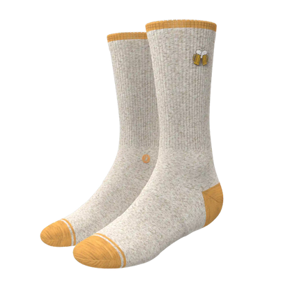 The Brewski | Beer Heel Hammock™ Crew Socks
