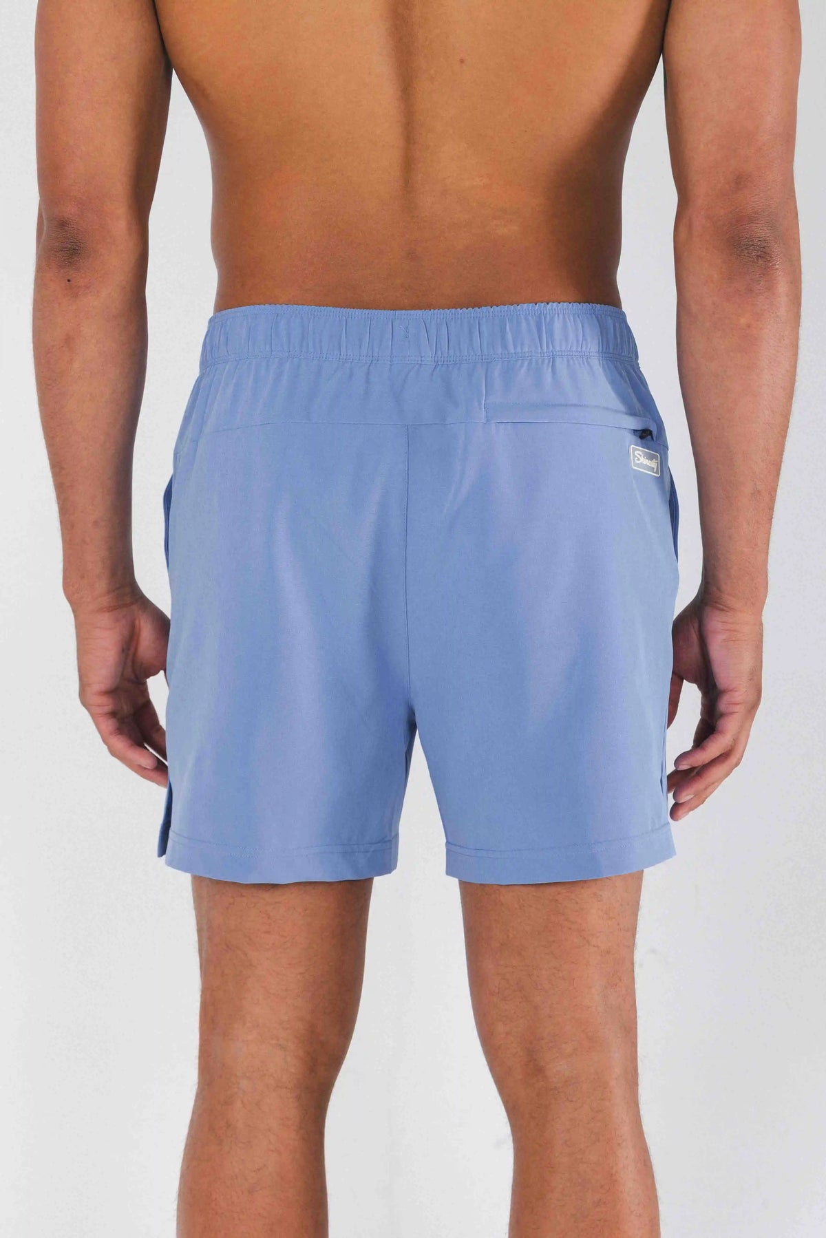 The Belly Flop | Blue and Green Ball Hammock® Pouch 5" Swim Trunks
