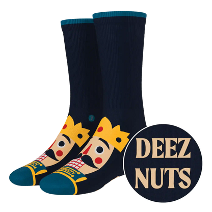 The Nut King | Nutcracker Heel Hammock™ Crew Socks
