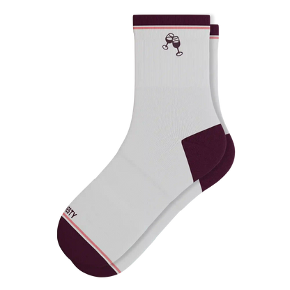 The Happy Hour | Heel Hammock™ Quarter Crew Socks 3 Pack