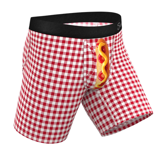 The Hot Diggity | Corn Dog Ball Hammock® Boxer - Long Leg