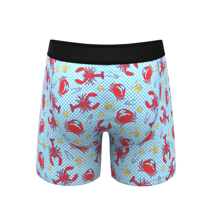 The Cajun Cookout | Summer Crabs Ball Hammock® Pouch Underwear With Fly