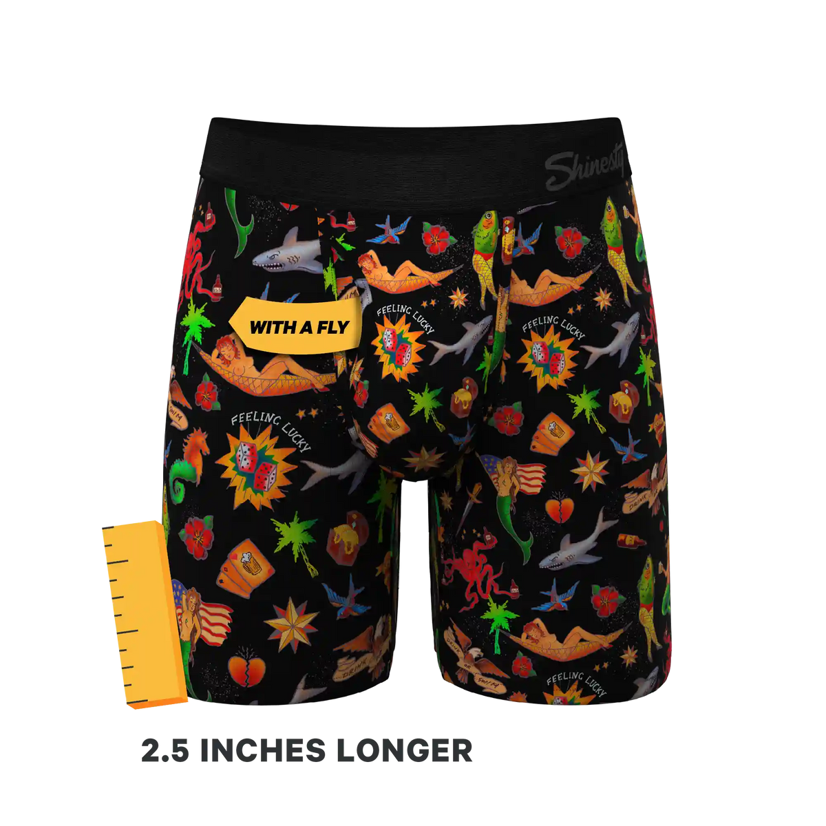 The Tight Ship | Sailor Tattoos Ball Hammock® Boxer - Long Leg