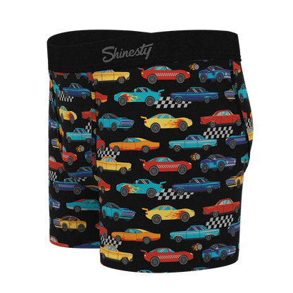 The Start Your Engines | Racecar Youth Boxer Briefs