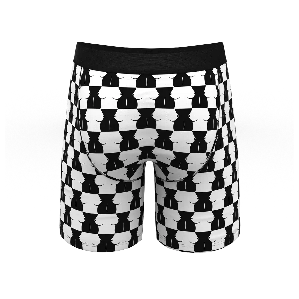The Chest Mate | Checkered Ball Hammock® Boxer - Long Leg