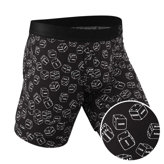 The Free For All | Glow In The Dark Dice Ball Hammock® Boxer - Long Leg