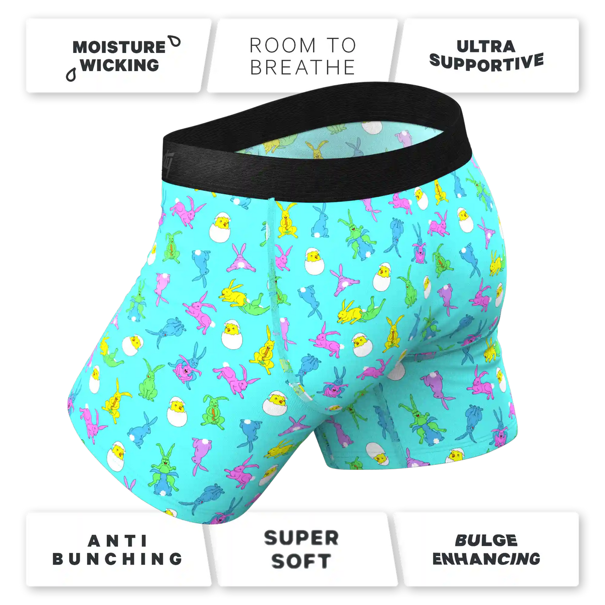 The Like Rabbits | Easter Animals Ball Hammock® Pouch Underwear