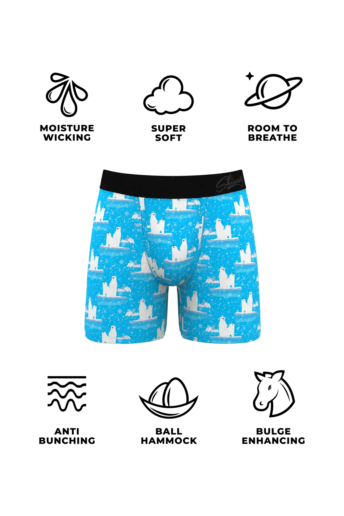 The Polar Plunge | Polar Bear Ball Hammock® Boxer and Cheeky Underwear Pack