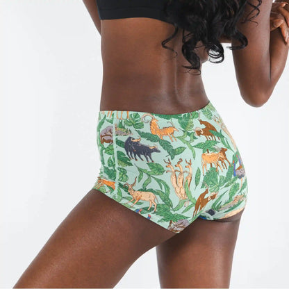 The Hornography | Tropical Animals Modal Boyshort Underwear