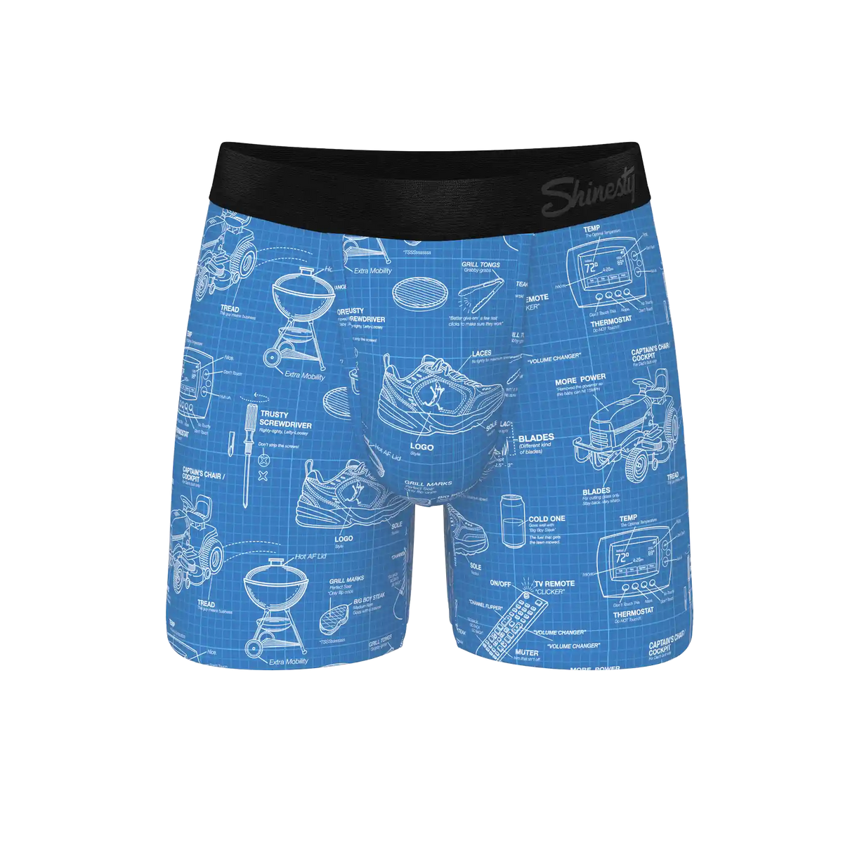 The Man With A Plan | Blueprint Ball Hammock® Pouch Underwear