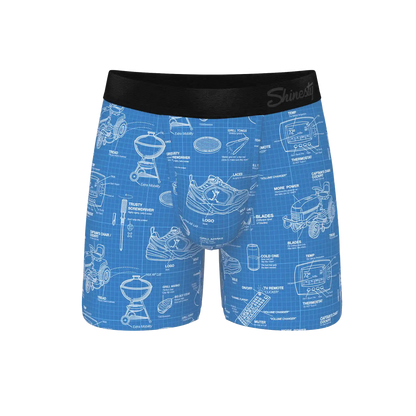 The Man With A Plan | Blueprint Ball Hammock® Pouch Underwear