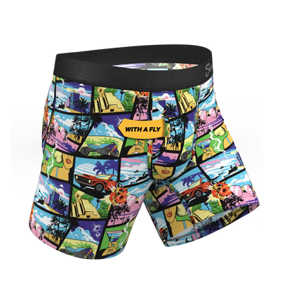 The Gas Pedal | Pop Art Ball Hammock® Pouch Underwear With Fly