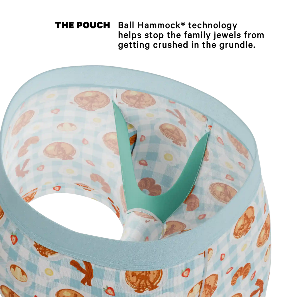 The Good Moaning | Naughty Breakfast Ball Hammock® Pouch Trunks Underwear