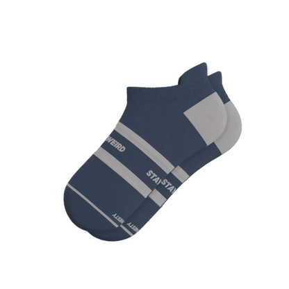 The Arctic | Navy and Grey Heel Hammock™ Ankle Socks