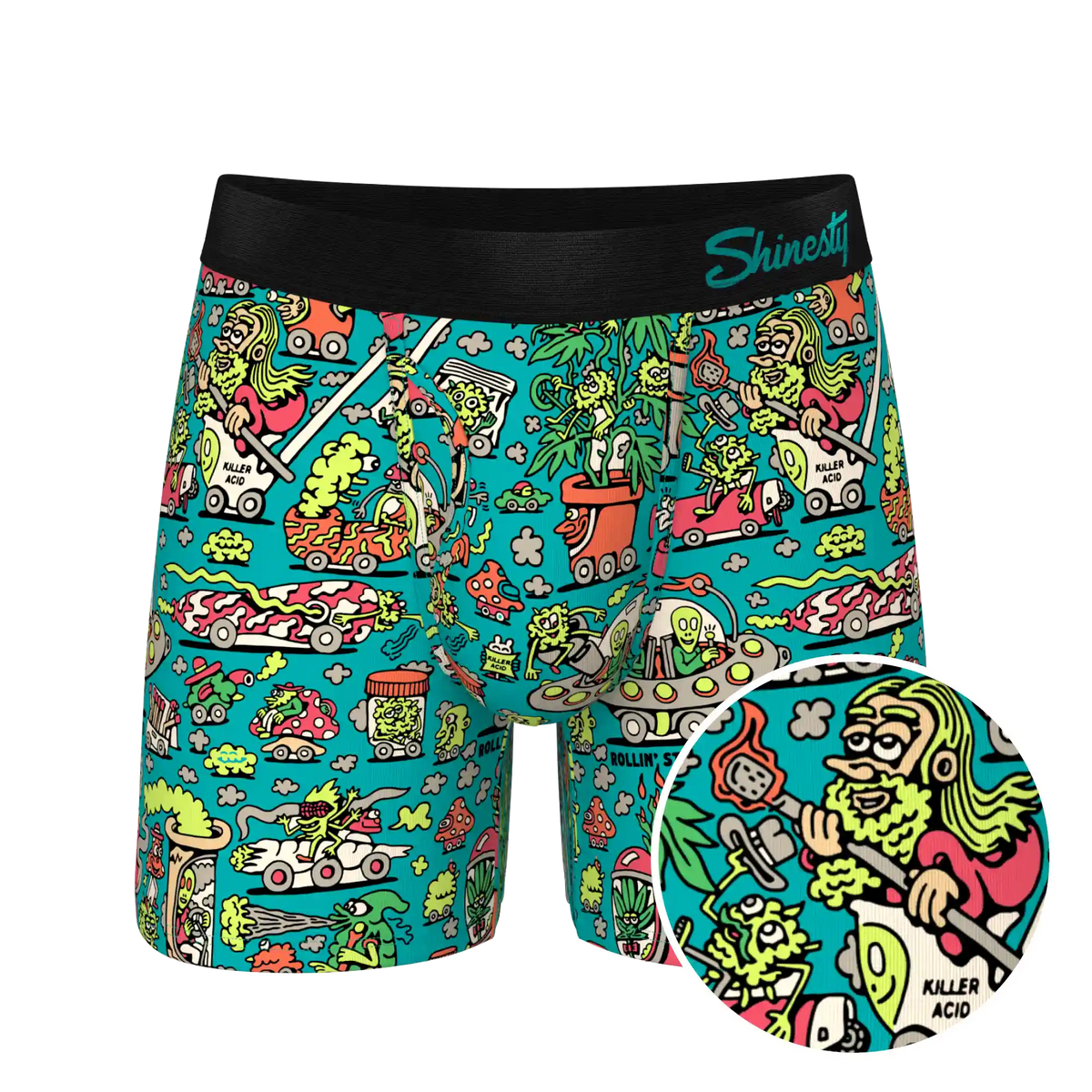 The Rolling Stoned | Shinesty x Killer Acid Ball Hammock® Pouch Underwear With Fly
