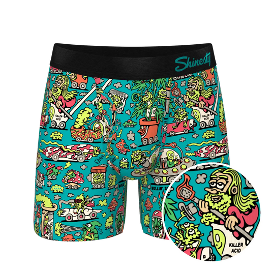 The Rolling Stoned | Shinesty x Killer Acid Ball Hammock® Pouch Underwear With Fly