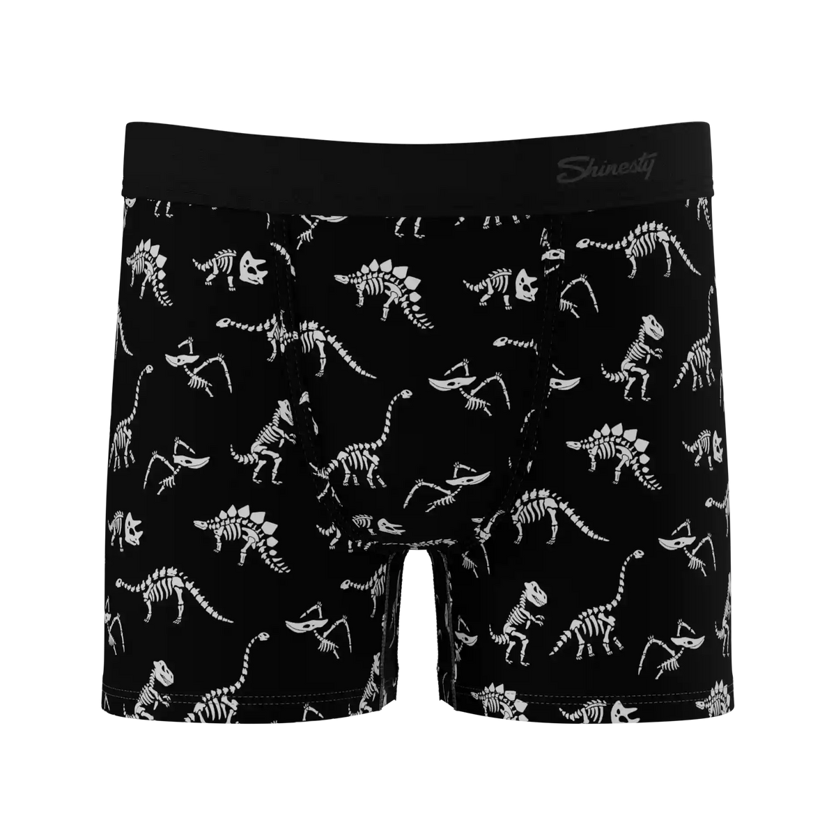 The Paleontologist | Glow in the Dark Dinosaurs Youth Boxer Briefs