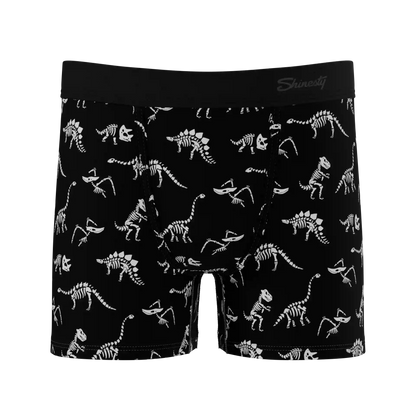 The Paleontologist | Glow in the Dark Dinosaurs Youth Boxer Briefs