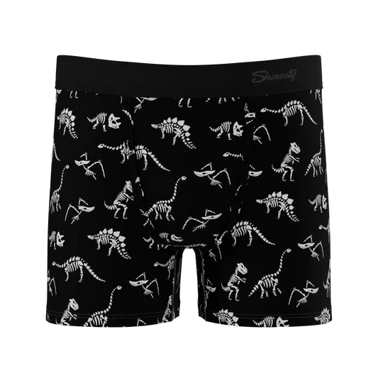 The Paleontologist | Glow in the Dark Dinosaurs Youth Boxer Briefs