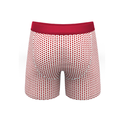 The Date Night | Valentine's Day Bow Ball Hammock® Pouch Underwear With Fly