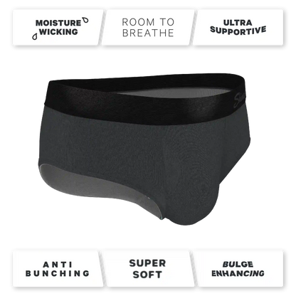The Basalt | Heather Charcoal Ball Hammock® Pouch Underwear Briefs