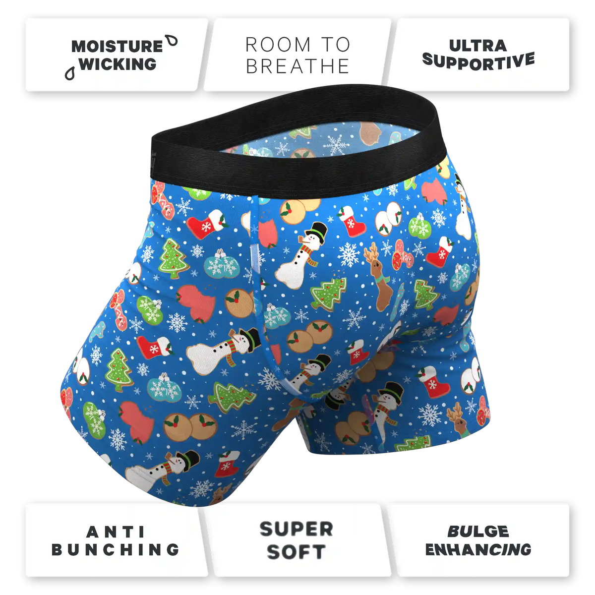 The Baked Goodies | Christmas Cookies Ball Hammock® Pouch Underwear
